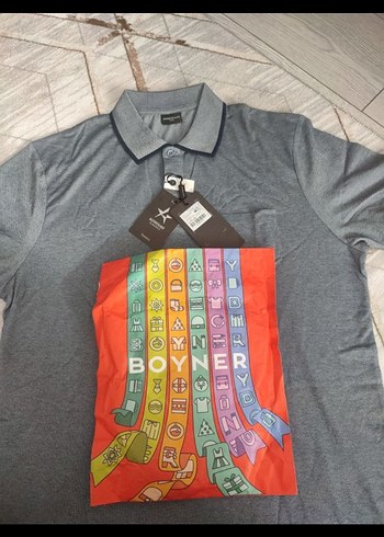 ALTINYILDIZ Gri Denim Uzun Kollu Polo Tişört - Görsel 3