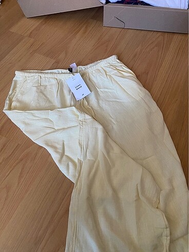 Hm keten pantolon