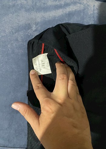 46 Beden siyah Renk Siyah Regular Fit Erkek Ofis Pantolonu