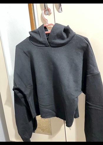 Defacto Siyah Oversize Kadın Sweatshirt