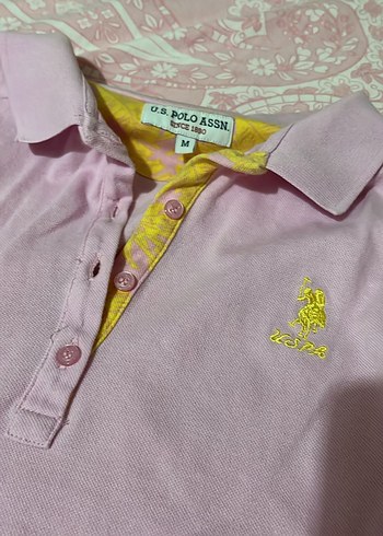 Pembe Polo Yaka Tişört