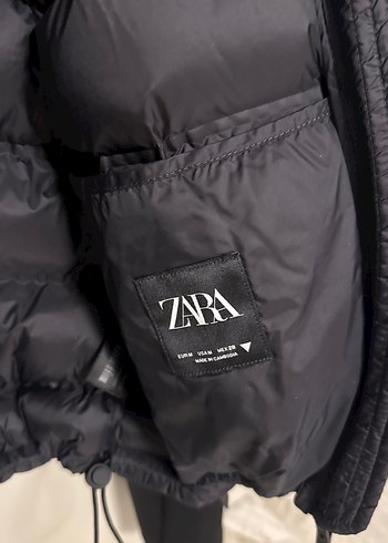 Siyah Kısa Kadın Mont, İnce Kesim, Spor Tarz - Görsel 3