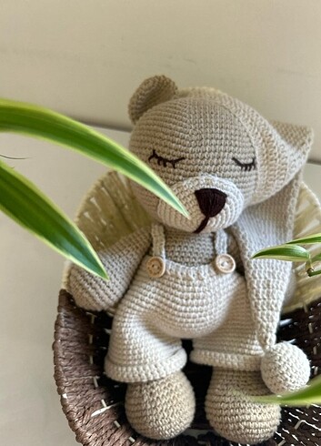  Beden Amigurumi uykucu ayıcık