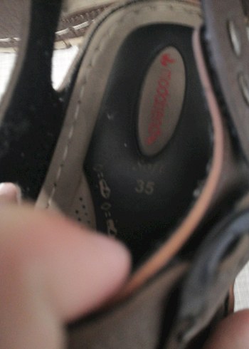 Kahverengi Deri Erkek Çocuk Sandalet - Görsel 4