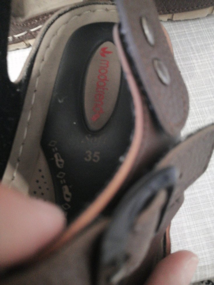 Kahverengi Deri Erkek Çocuk Sandalet - Görsel 5