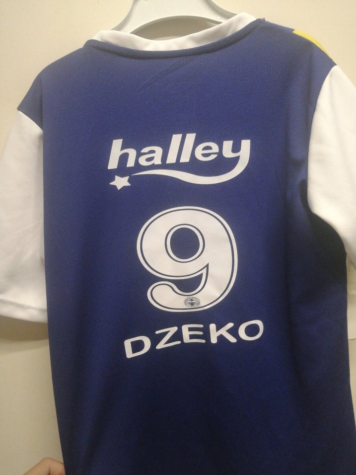 Erkek Sarı Mavi Çizgili Kısa Kollu Forma - Görsel 3