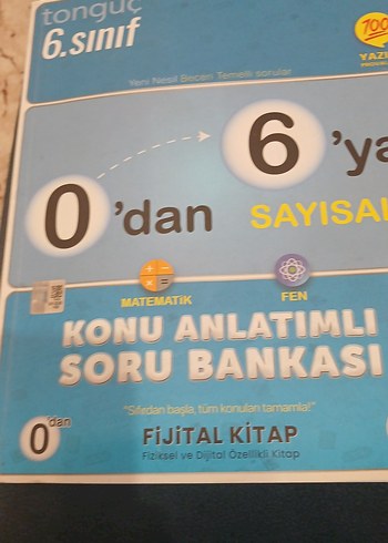 6. Sınıf Sayısal ve Sözel Konu Anlatımlı Soru Bankası - Görsel 8