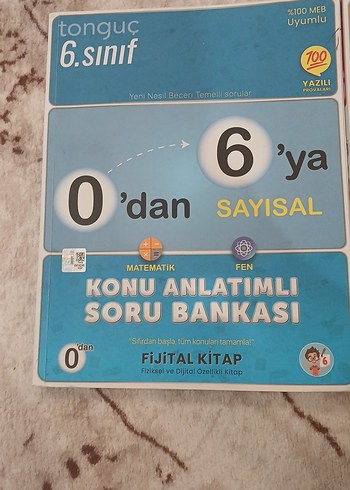 6. Sınıf Sayısal ve Sözel Konu Anlatımlı Soru Bankası - Görsel 2