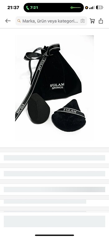 S?glam makyaj süngeri pudra süngeri