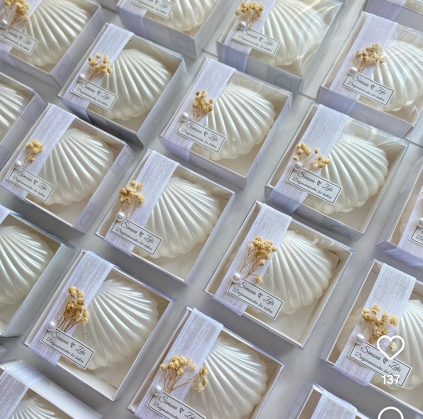 İnci Detaylı Beyaz adeti 20 nikah nişan mevlüt hediyelik - Görsel 3