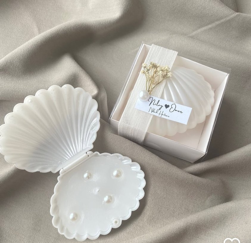 İnci Detaylı Beyaz adeti 20 nikah nişan mevlüt hediyelik - Görsel 2