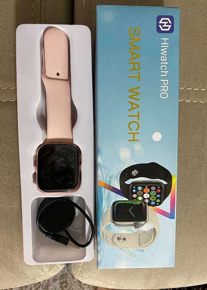 HLWATCH PRO T700S Watch 7 Series los ve Android Uyumlu Pembe saa - Görsel 2