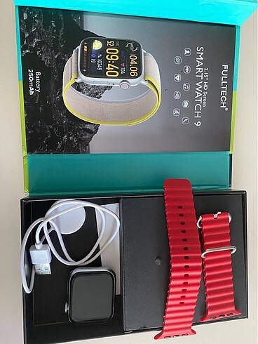 FSW-26 - 2,15 Inç Akilli Saat NFC Çok Fonksiyonlu - kırmızı - Görsel 3