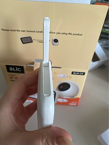 Blic BLM-34 4.3" Ekranli Kablosuz IP Bebek Kamerasi - Gece Görüs - Görsel 5