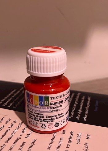 Kırmızı Kumaş Boyası - Görsel 2