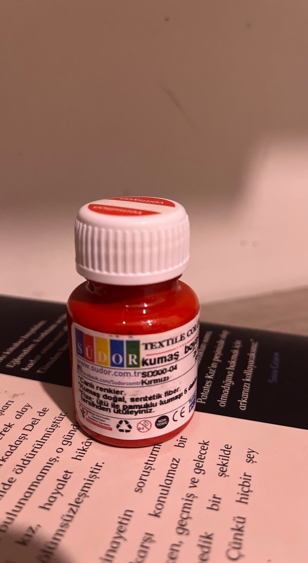 Kırmızı Kumaş Boyası - Görsel 2