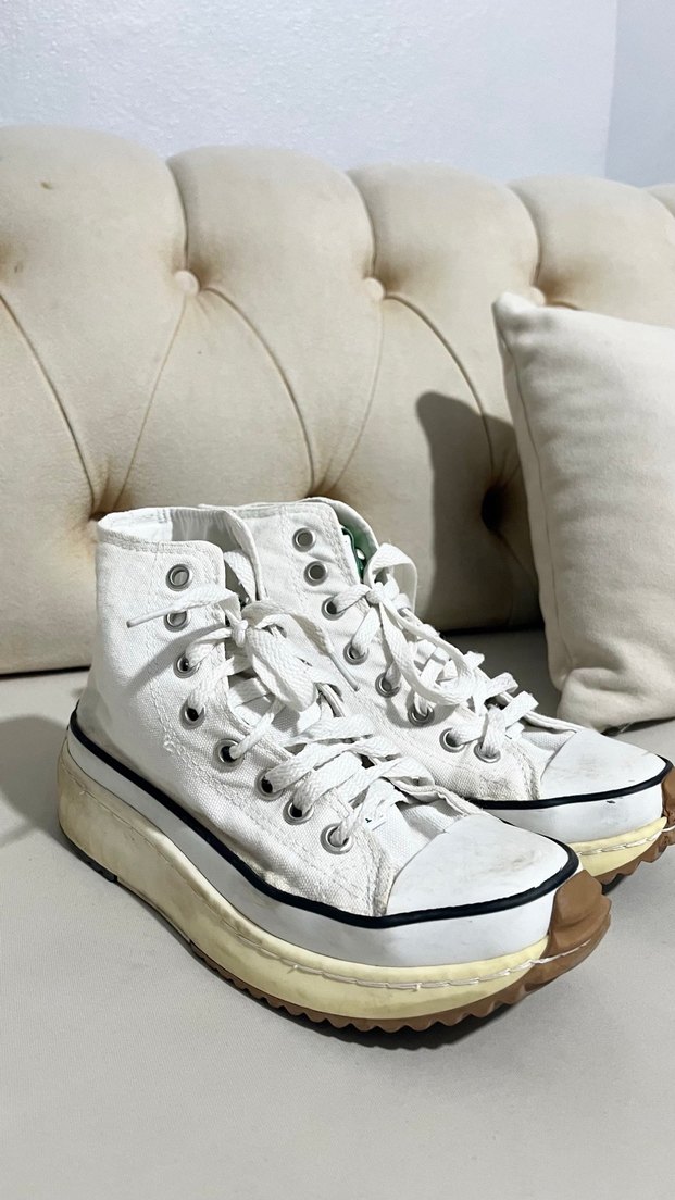 Beyaz Converse Spor Ayakkabı - Görsel 2