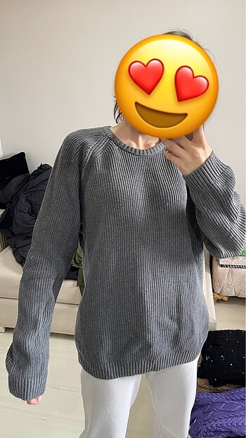 xl Beden gri Renk Zara kazak