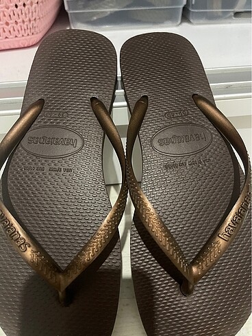 39 Beden kahverengi Renk Havaianas terlik