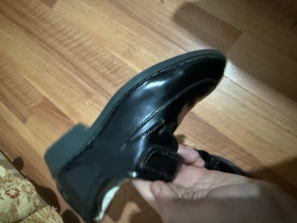 Parlak Siyah Tokalı Çocuk Özel Ayakkabı - Görsel 2