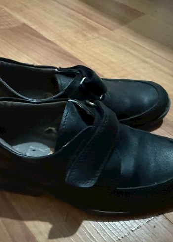 Siyah Tokalı  Çocuk Özel Ayakkabı - Görsel 4