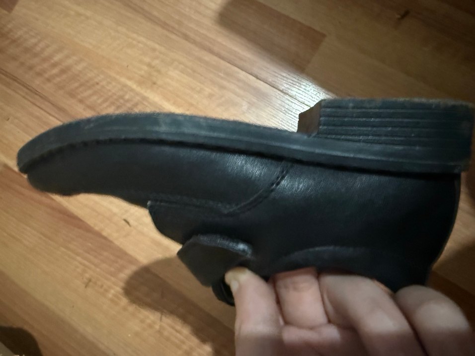 Siyah Tokalı  Çocuk Özel Ayakkabı - Görsel 5