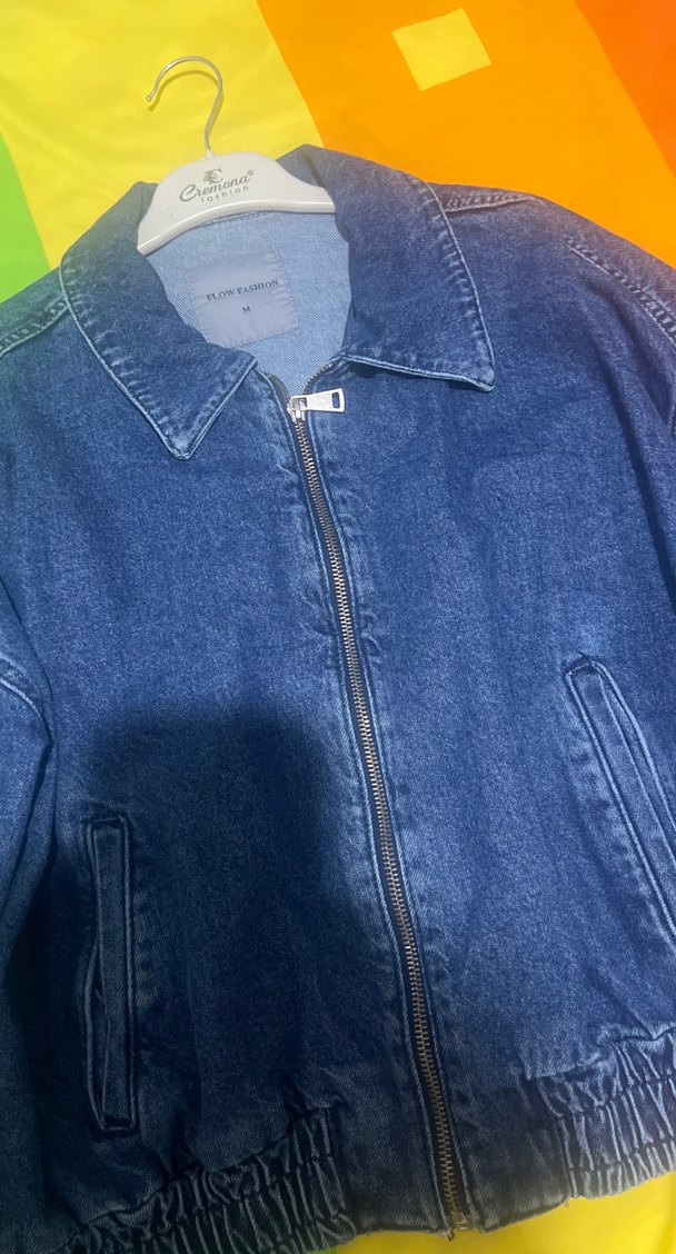 Kadın Koyu Renk Denim Ceket - Görsel 2