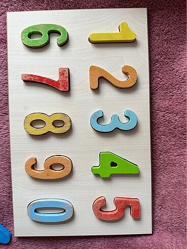  Beden Renk Ahşap puzzle