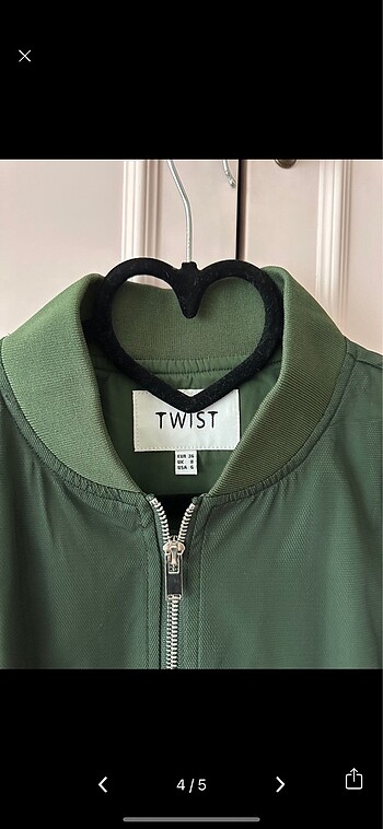 s Beden yeşil Renk Twist tüllü ceket