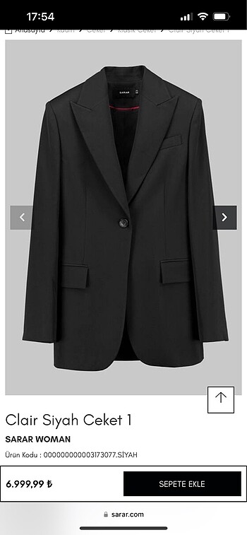Sarar kadın blazer ceket