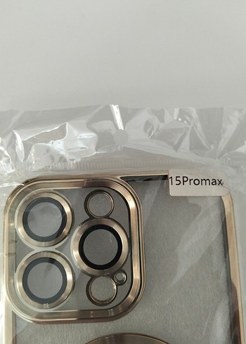 Apple iPhone 15 Pro Max altın Telefon Kılıfı