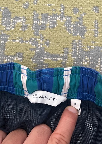 Çizgili Mini Erkek Deniz Şortu - Görsel 3