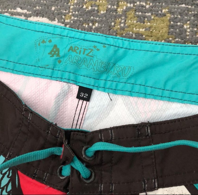 Renkli Desenli Erkek Mini Yüzme Şortu - Görsel 3