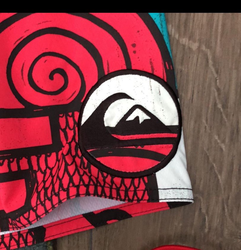 Renkli Desenli Erkek Mini Yüzme Şortu - Görsel 2