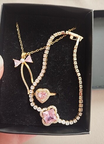Lieza Jewelry Paslanmaz çelik takı seti
