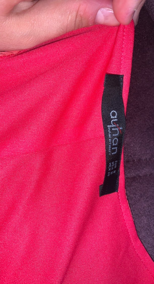 Dantel Detaylı nar çiçeği elbise - Görsel 5