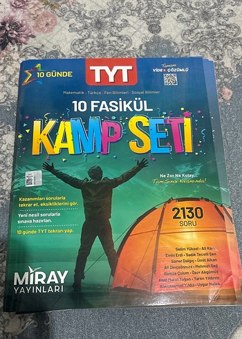 TYT 10 Fasikül Kamp Seti - Miray Yayınları