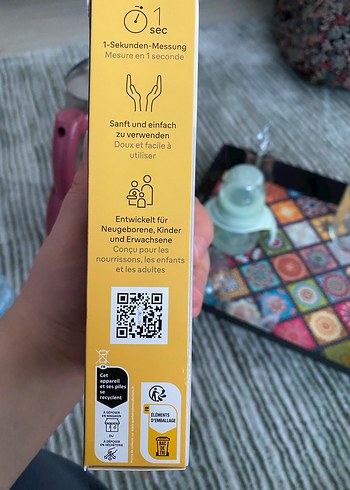 Braun Dijital Kulak Termometresi Gri - Görsel 6