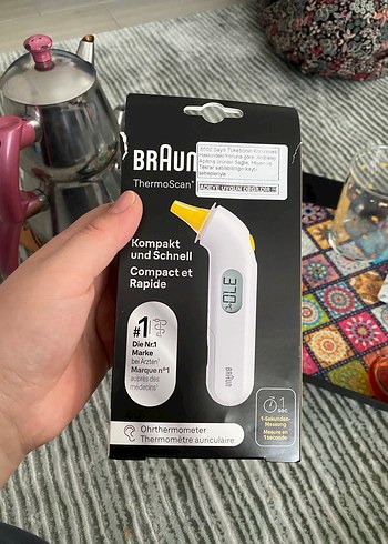 Braun Dijital Kulak Termometresi Gri - Görsel 4