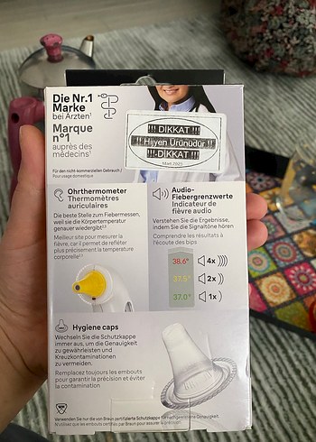 Braun Dijital Kulak Termometresi Gri - Görsel 5