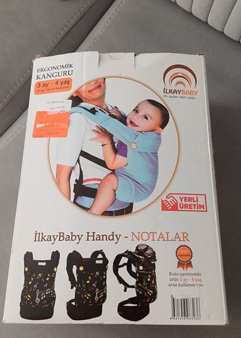 İlkayBaby Handy Ergonomik Bebek Kanguru Siyah