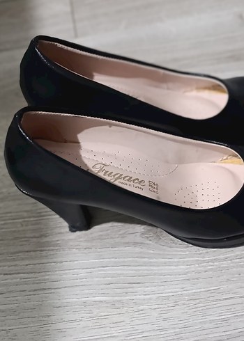 39 Beden siyah Renk Diger Siyah Stiletto Topuklu Kadın Ofis Ayakkabısı