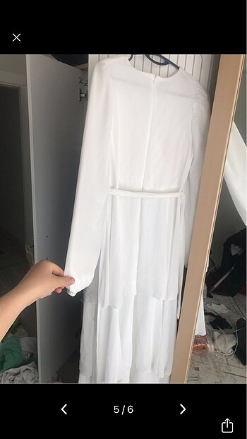 l Beden beyaz Renk Beyaz nikah elbisesi