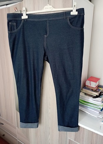 Lacivert Midi Boy Kot Pantolon