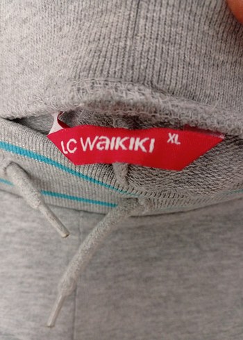 Gri Pamuklu Kadın Midi Eşofman Altı - Görsel 3