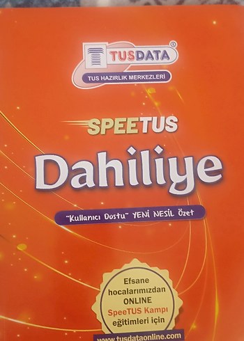 TUSDATA SPEETUS Dahiliye TUS Hazırlık Kitabı