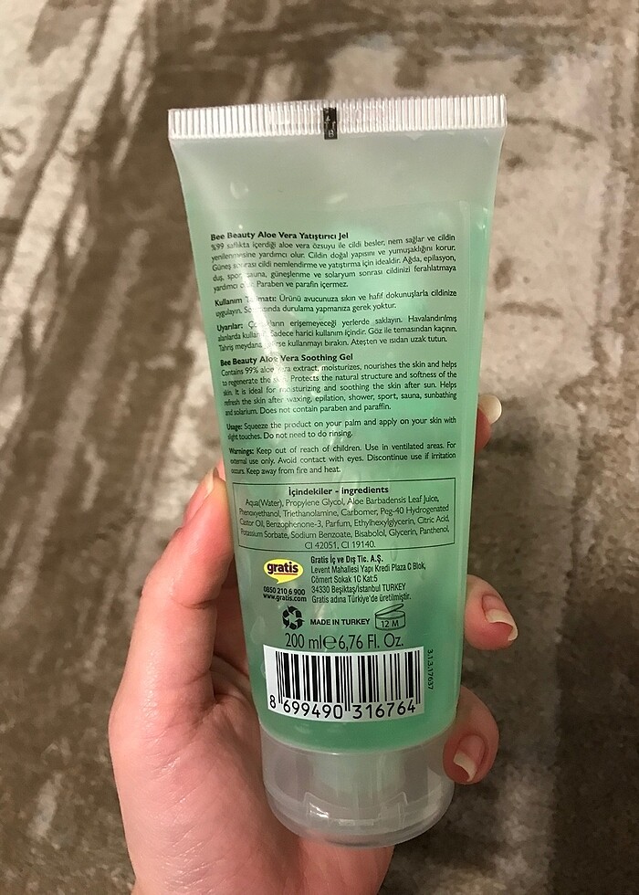 Aleo vera nemlendirici - Görsel 2