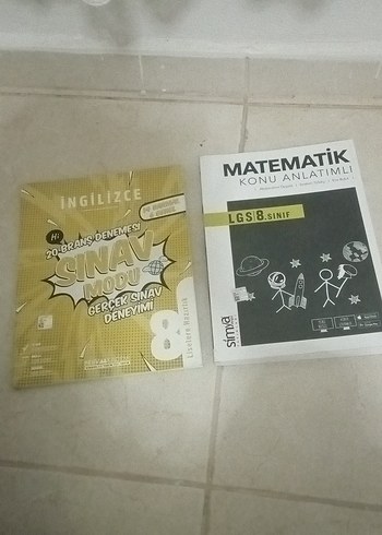  8. Sınıf İngilizce ve Matematik Konu Anlatımlı Kitaplar