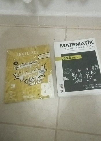 8. Sınıf İngilizce ve Matematik Konu Anlatımlı Kitaplar