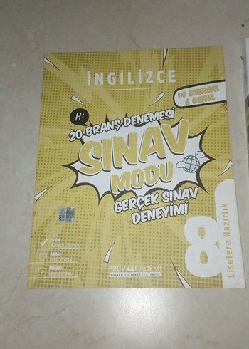  Beden Renk 8. Sınıf İngilizce ve Matematik Konu Anlatımlı Kitaplar